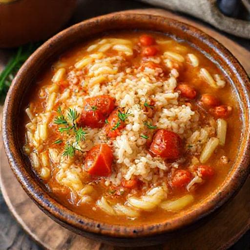 Плакия от праз с ориз (постна)