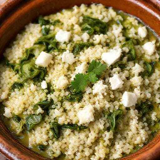 Киселец с ориз и сирене