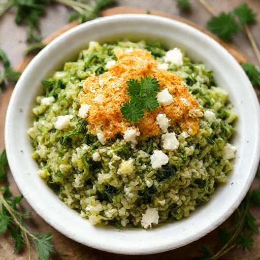 Коприва с ориз и сирене