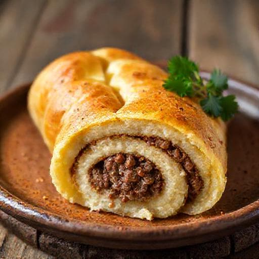 Класическо Картофено руло с кайма