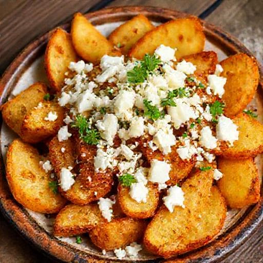 Класически пържени картофи със сирене