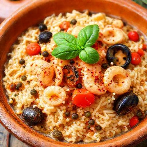 Ризото с морски дарове по сицилиански
