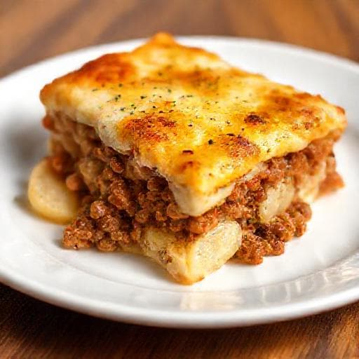Бърза мусака с картофи
