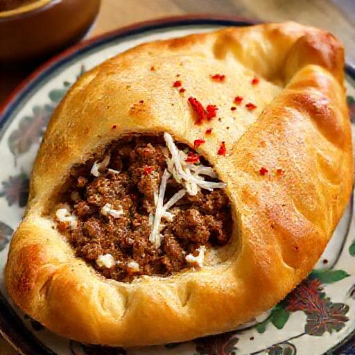 Пиде с кайма и сирене