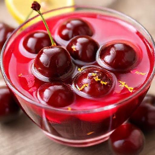 Компот от череши с аромат на лимон