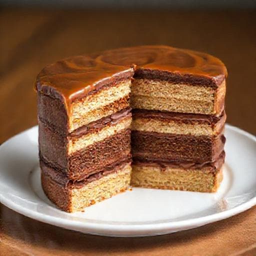 Бърза Добуш торта (с готови блатове)