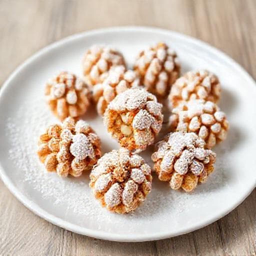 Бързи сладки шишарки (без печене)