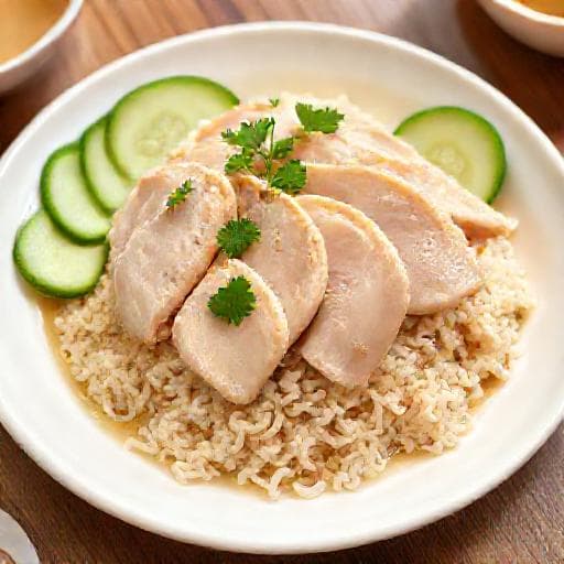 海南鶏飯(シンガポール風チキンライス)