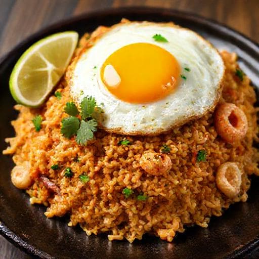 シーフードたっぷり!スパイシーナシゴレン