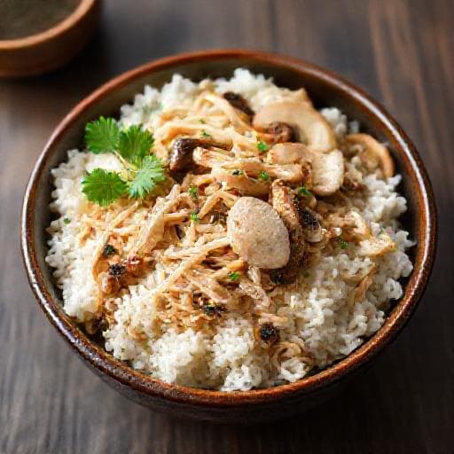鶏肉とごぼうの炊き込みご飯(かしわ飯アレンジ)