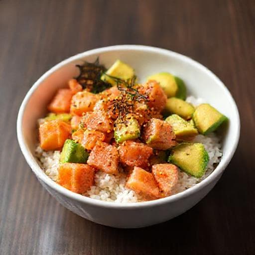 簡単!アボカドサーモン丼
