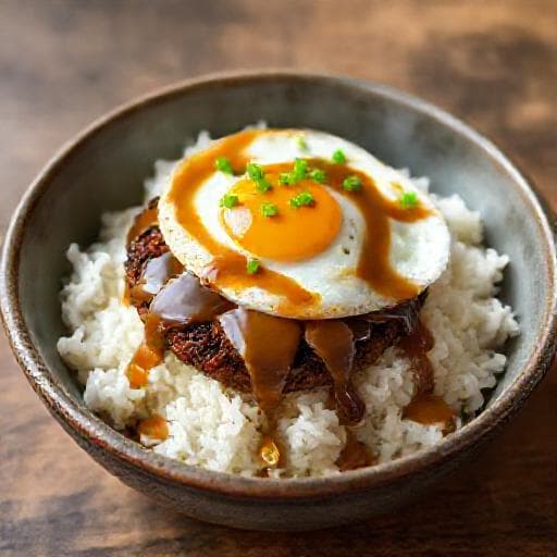 簡単スピード ロコモコ丼