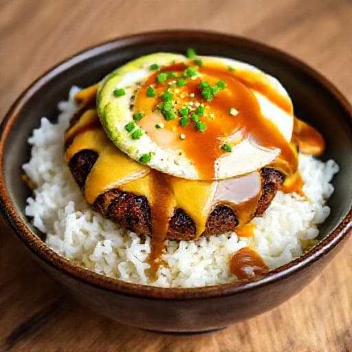 アボカドチーズ ロコモコ丼
