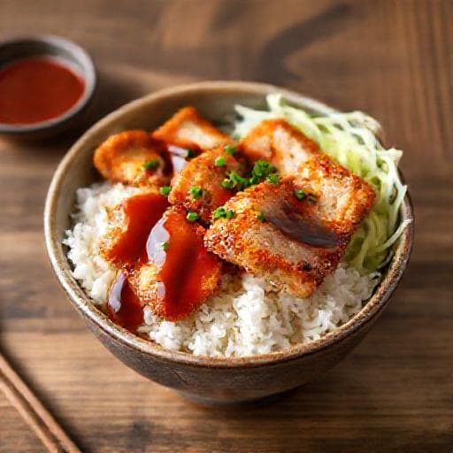 簡単ソースカツ丼