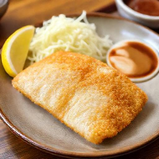白身魚のフライ定食