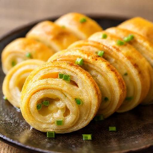 ネギ入り卵焼き