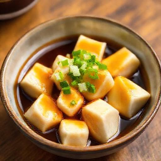 簡単!レンジで揚げ出し豆腐風