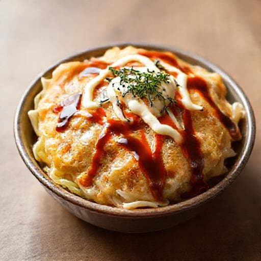 簡単!レンジでふわとろお好み焼き