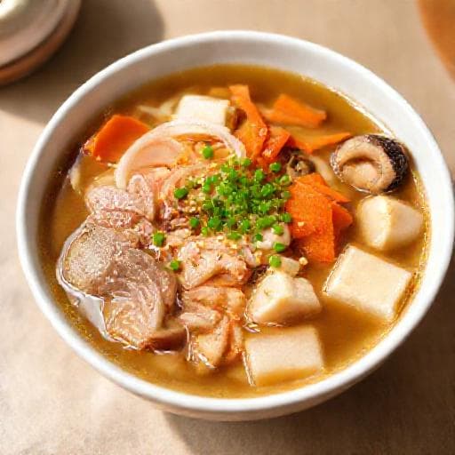 時短!豚汁風スープ