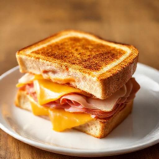 クラシックハムチーズホットサンド