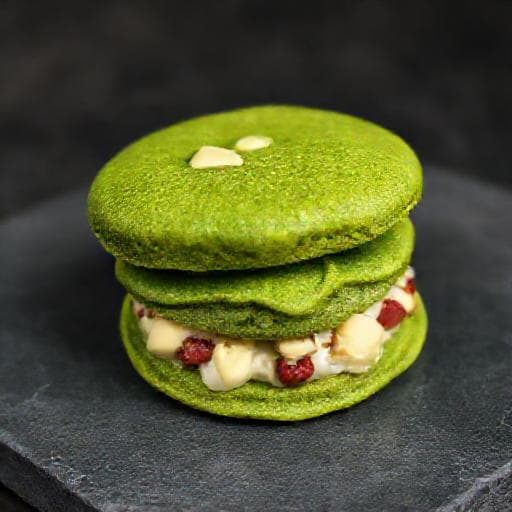 抹茶とホワイトチョコの変わり種どら焼き