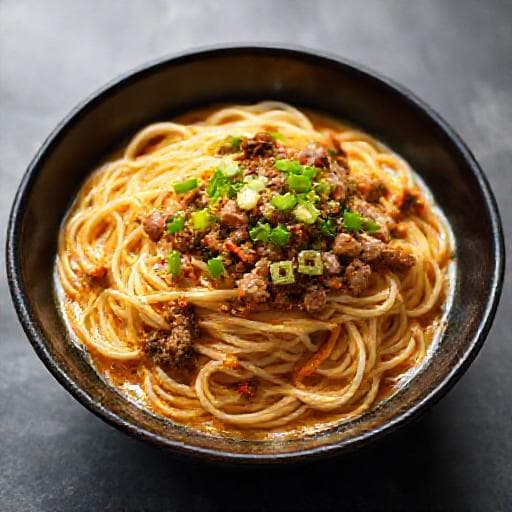 アレンジオランダそうめん(ピリ辛ごま風味)