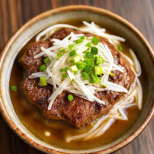 和風おろし煮込みハンバーグ
