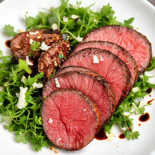 Friptură de Vită la Cuptor în Stil Italian (Tagliata)