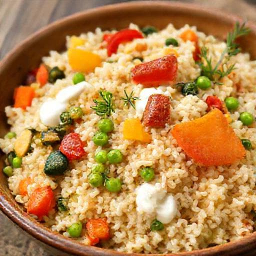 Pilaf Sârbesc cu Legume și Smântână