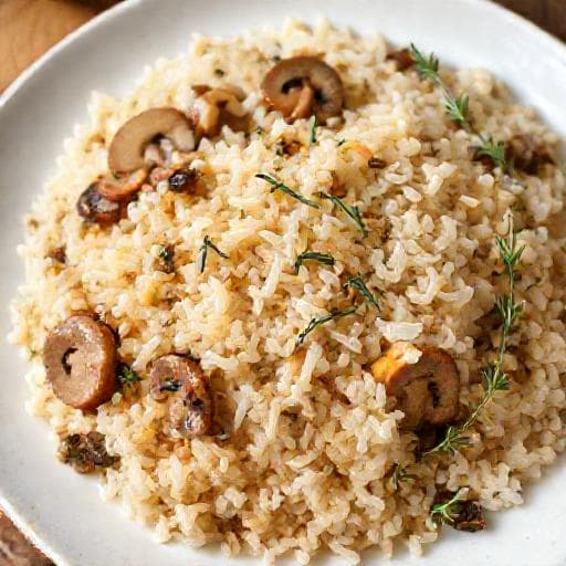 Pilaf de Ciuperci Simplificat