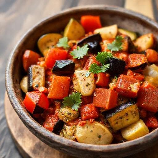 Ratatouille Simplificat (Tigaie Unică)