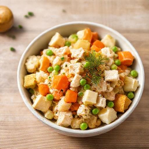 Salată Boeuf Rapidă cu Pui