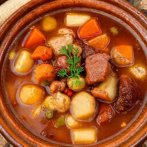 Ciorbă de Legume cu Afumătură