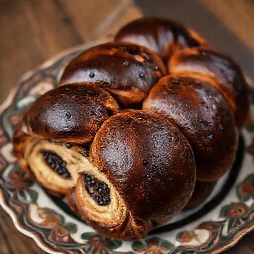 Cozonac cu Mac și Cacao (Twist Regional)