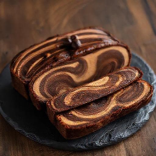 Chec Marmorat cu Cacao și Cafea