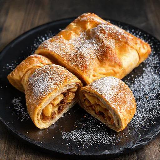 Strudel cu mere (Apfelstrudel - adaptare românească)