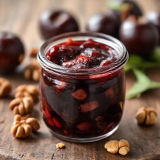 Magiun de Prune cu Nuci și Rom