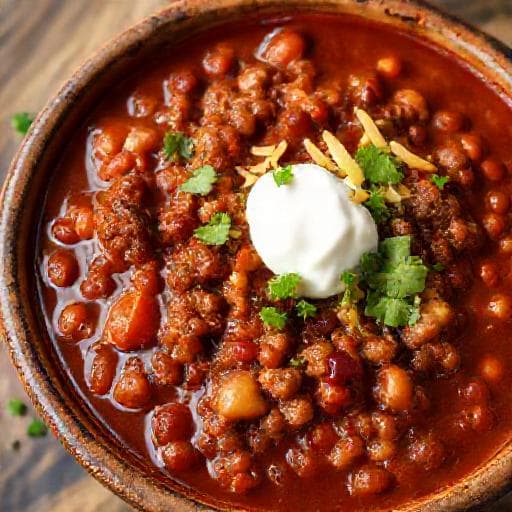 Chili con Carne Tradițional Texas