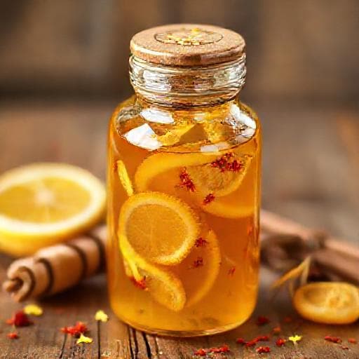 Miere Picantă cu Ghimbir și Lămâie (Twist Aromatic)