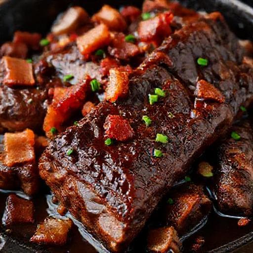Coaste de Porc Marinate în Bere cu Afumătură