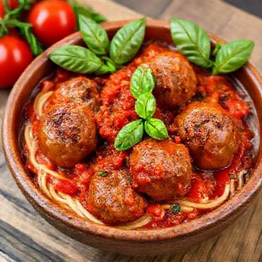 Chiftele Marinate cu Sos de Ardei și Roșii