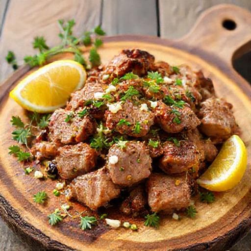 Αφέλια με Πράσινα Κρεμμυδάκια και Λεμόνι