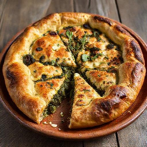 Χορτόπιτα Κρητική (Μυζηθρόπιτα)