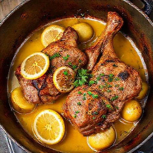 Γρήγορο Αρνί Λεμονάτο στο Φούρνο