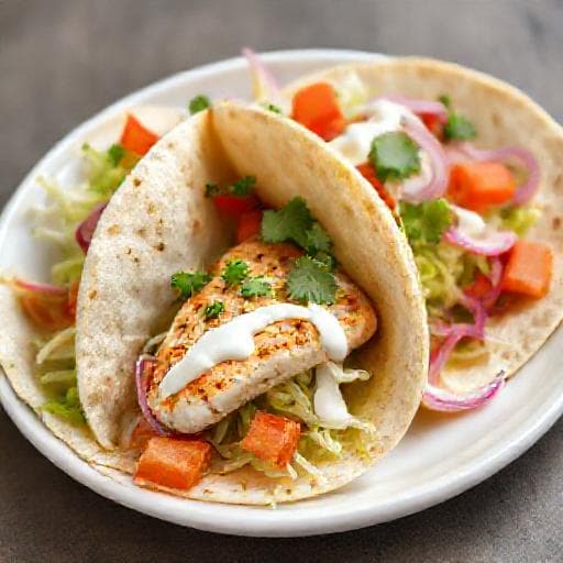 Tacos Rapizi cu Pește la Grătar
