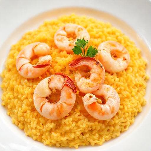 Risotto cu creveți și șofran