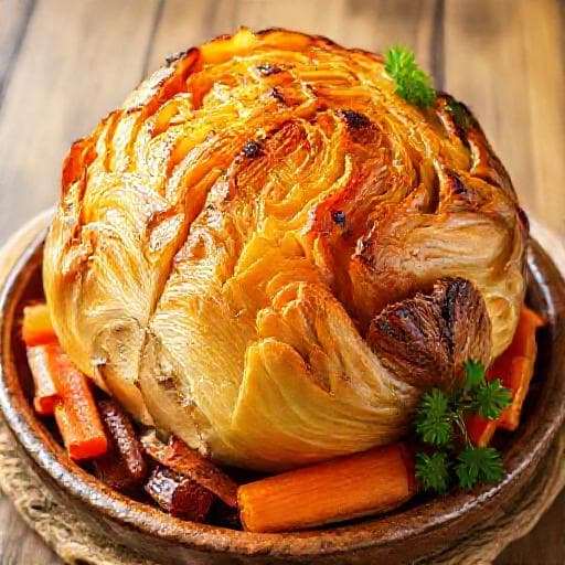 Varză Coaptă Tradițională