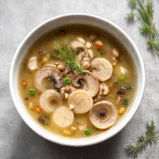 Ciorbă Rapidă de Ciuperci Pleurotus