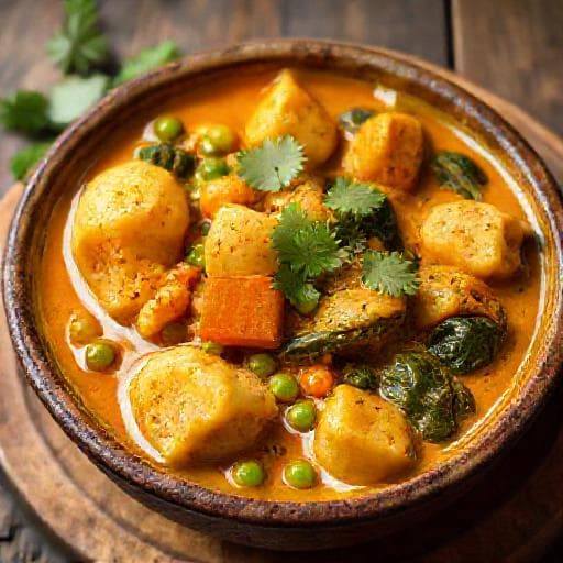 Curry de Legume Tradițional Indian