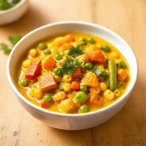 Curry de Legume Rapid